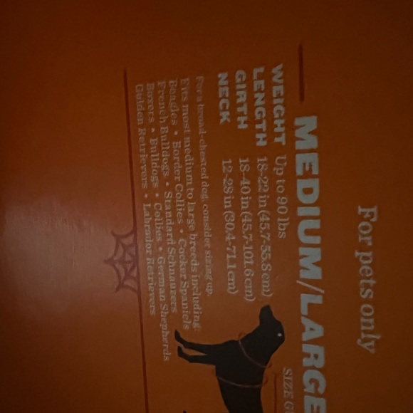 M/L dog Halloween costume - Picture 4 of 4